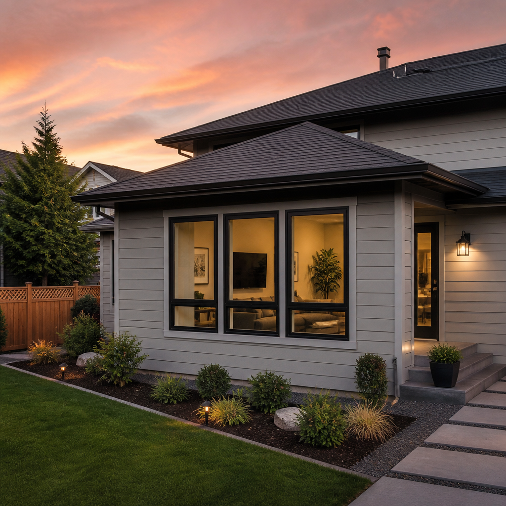 Home addition exterior